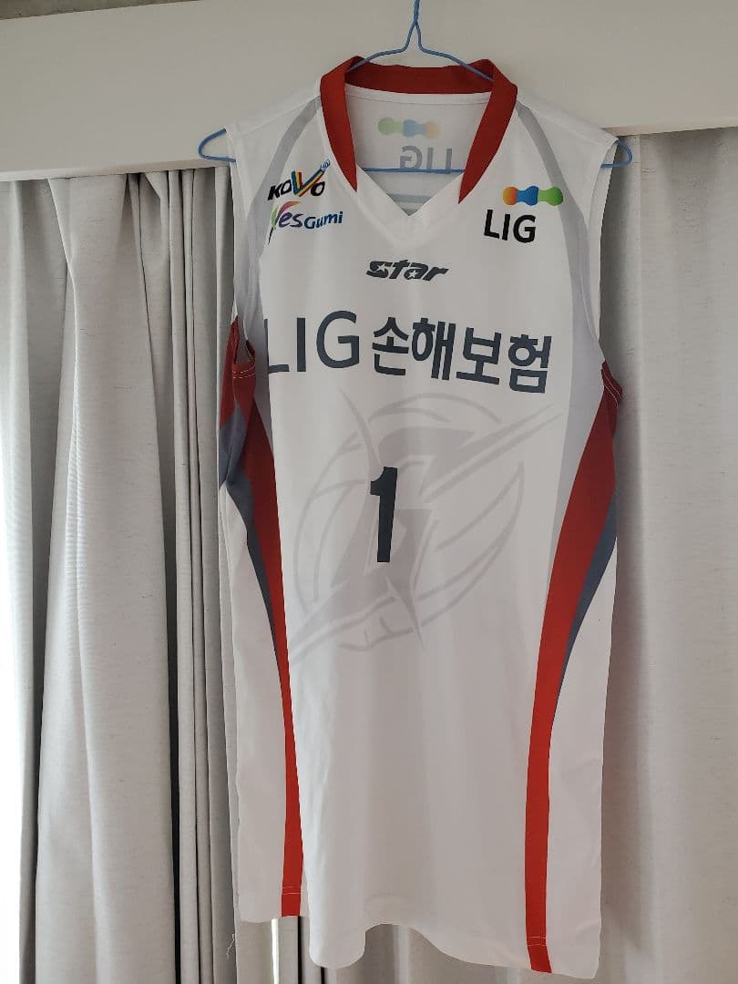 韓国チーム バレーボールユニフォーム ノースリーブ