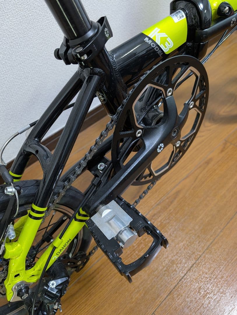 DAHON K3 2020年モデル ライムグリーン 室内保管 カスタム多数