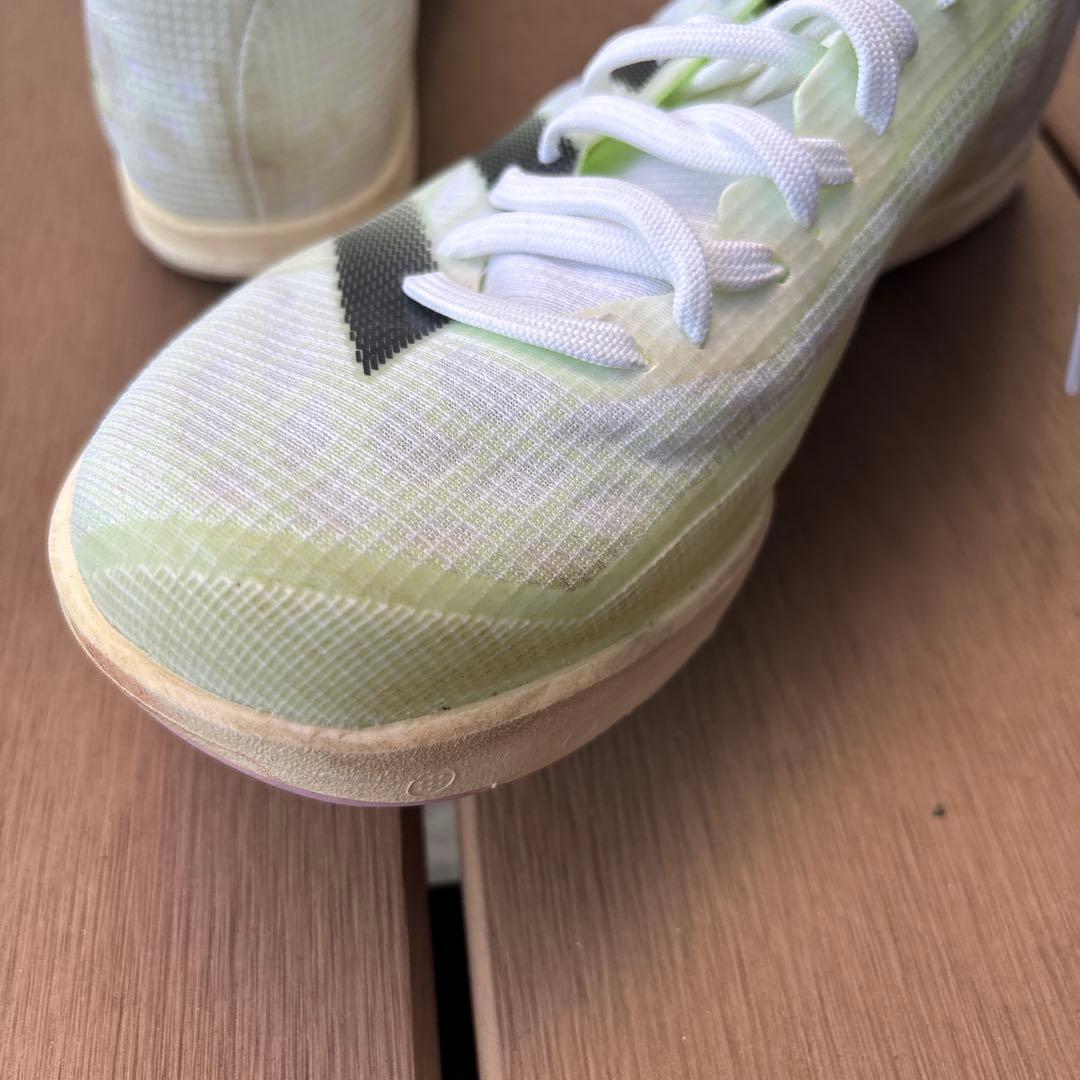 adizero スパイクシューズ ホワイト/グリーン