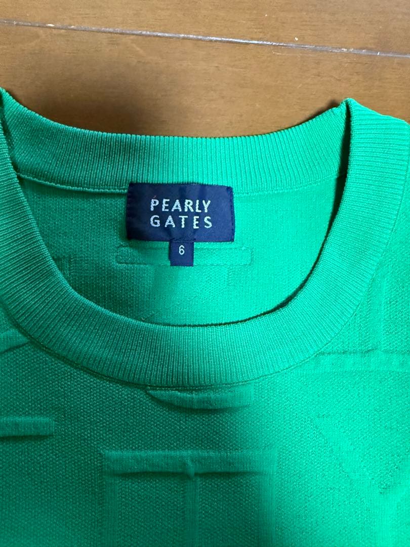 PEARLY GATES グリーン ニットセーター サイズ6超美品