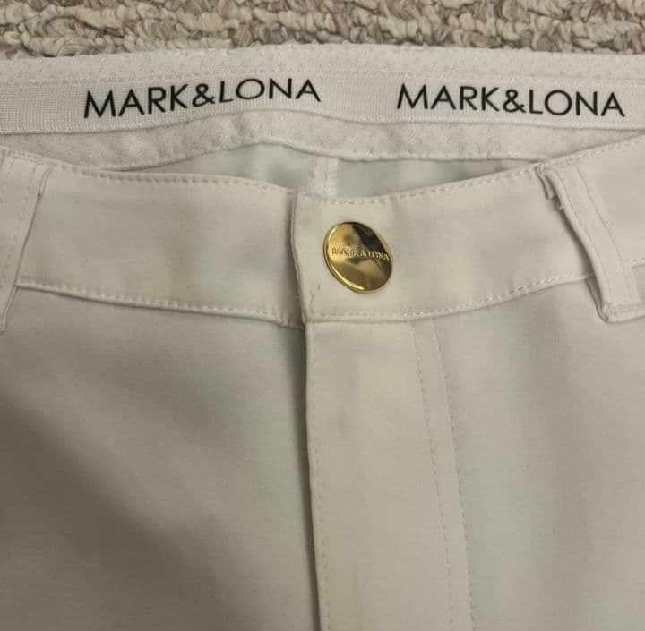 MARK&LONA マークアンドロナゴ　パンツ　白　M ストレッチ