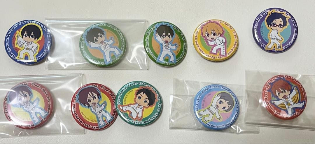 Free! TYM 入場特典 缶バッジ　10個セット　まとめ売り