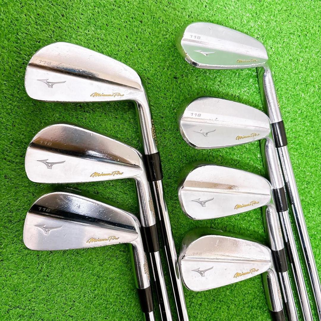 MIZUNO Pro 118 アイアン　7本　セット　FLEX S