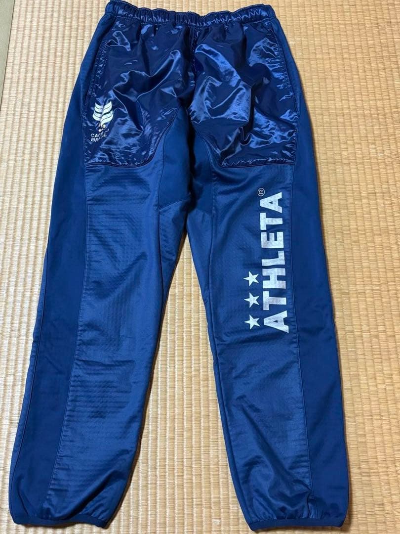 【専用】ATHLETA ネイビー ジャージ 上下セット 裏地起毛素材 Oサイズ