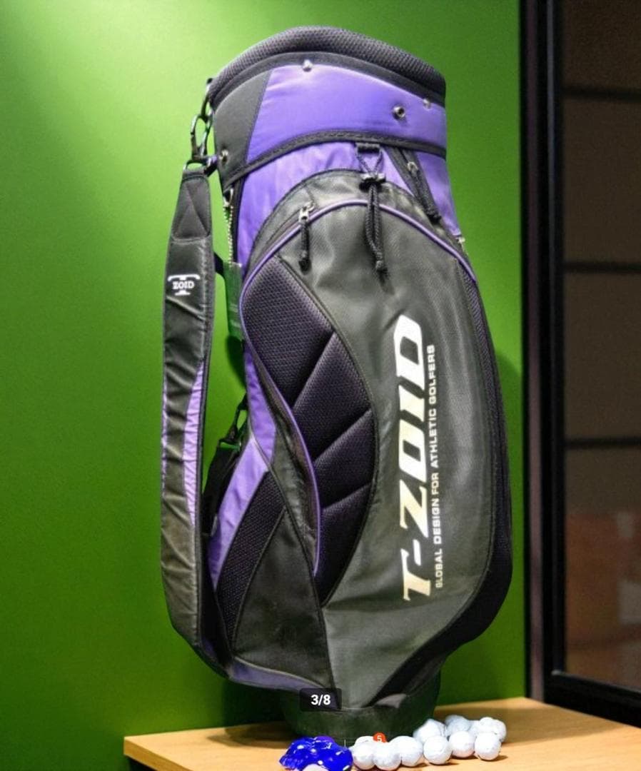 送料無料/美品　Mizuno T-ZOID 軽量タイプ・キャディバッグ
