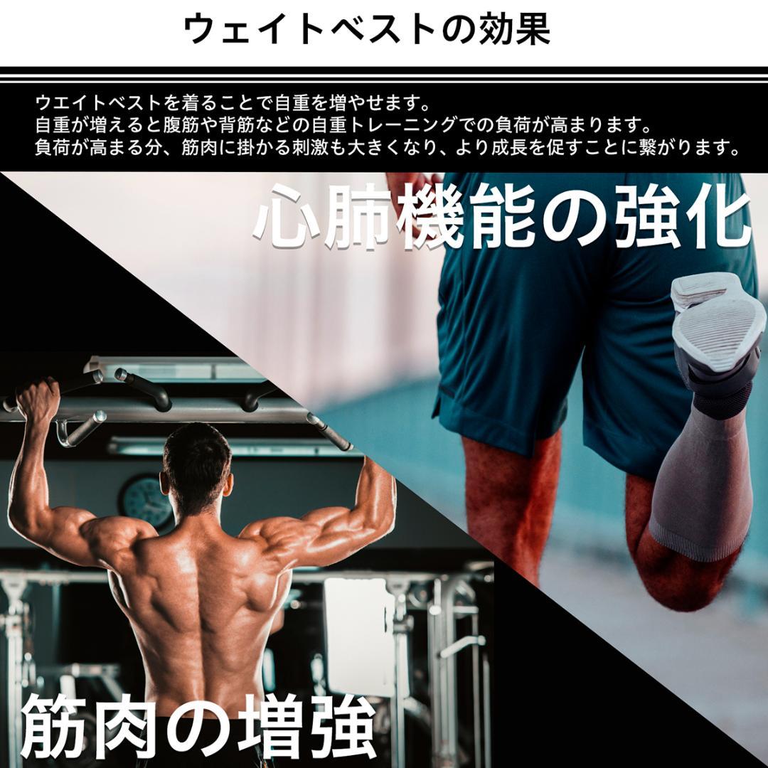 パワーウェイトベスト 10kg トレーニング器具 ウエイトベスト ウエイト