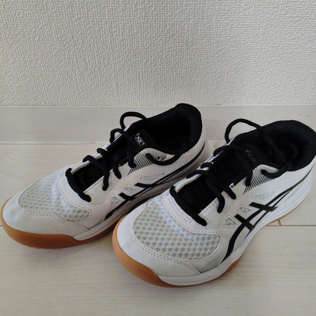 ASICS バレーボールシューズ ホワイト/ブラック 22センチ
