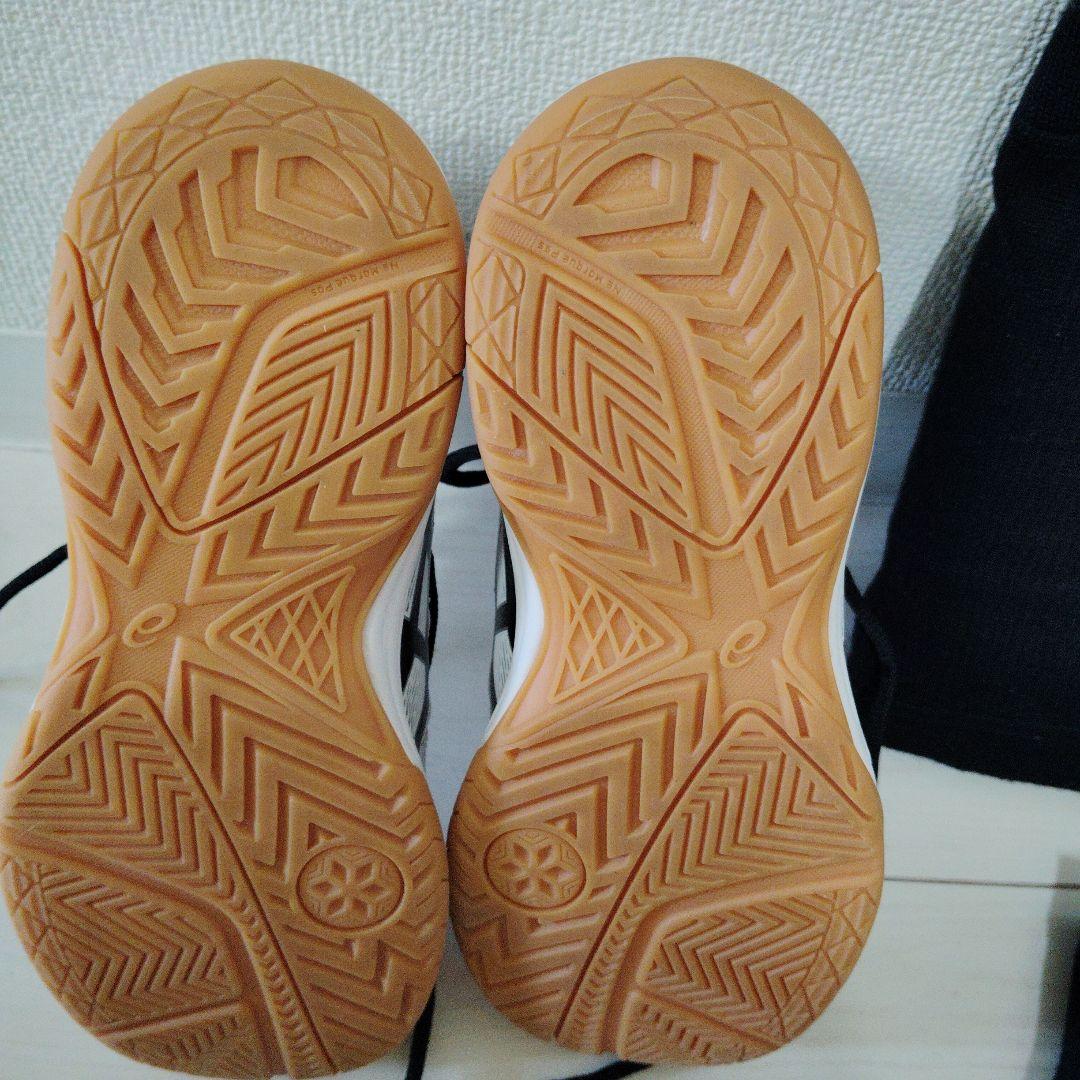 ASICS バレーボールシューズ ホワイト/ブラック 22センチ