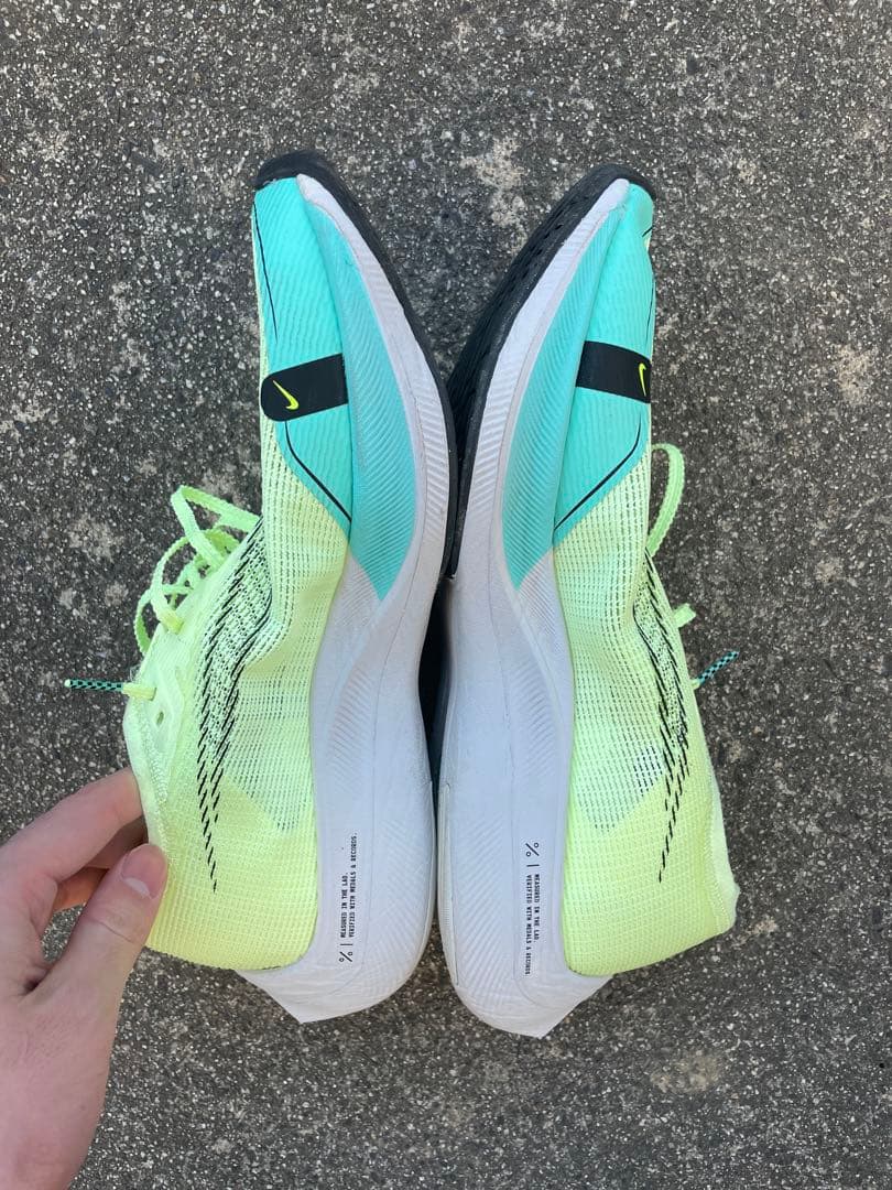 ［極美品］Nike ZoomX next ％2 ネオンイエロー　28.5cm
