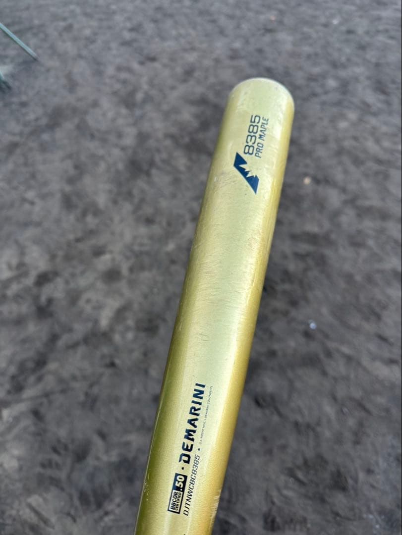 DeMarini DUS150 硬式バット ゴールド/ブラック