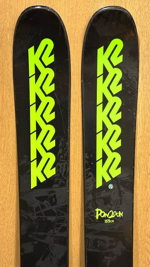 K2 Pon2oon スキー 159cm バインディング付き