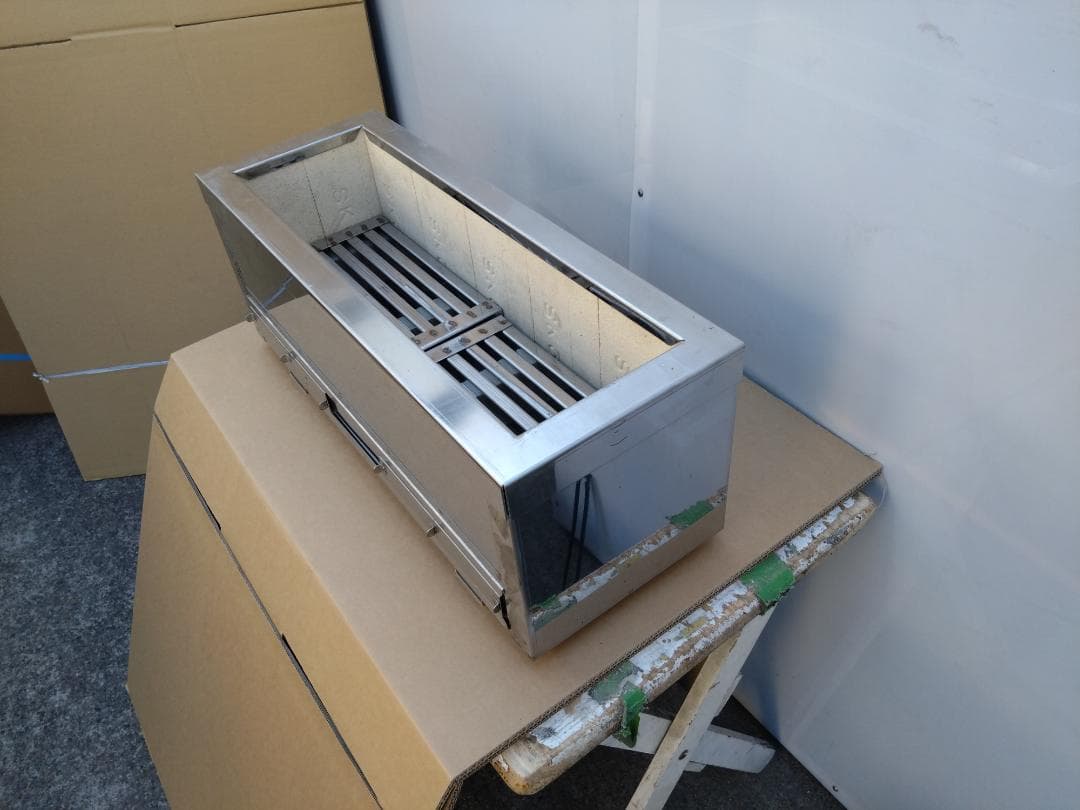 耐火レンガコンロ ★ 新品 卓上 炭火 炭焼き台 焼き鳥 木炭 備長炭 W600
