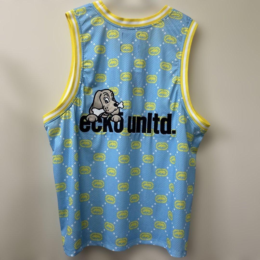 新品 XL GALFY × ECKO UNLTD メッシュタンクトップ バスケ