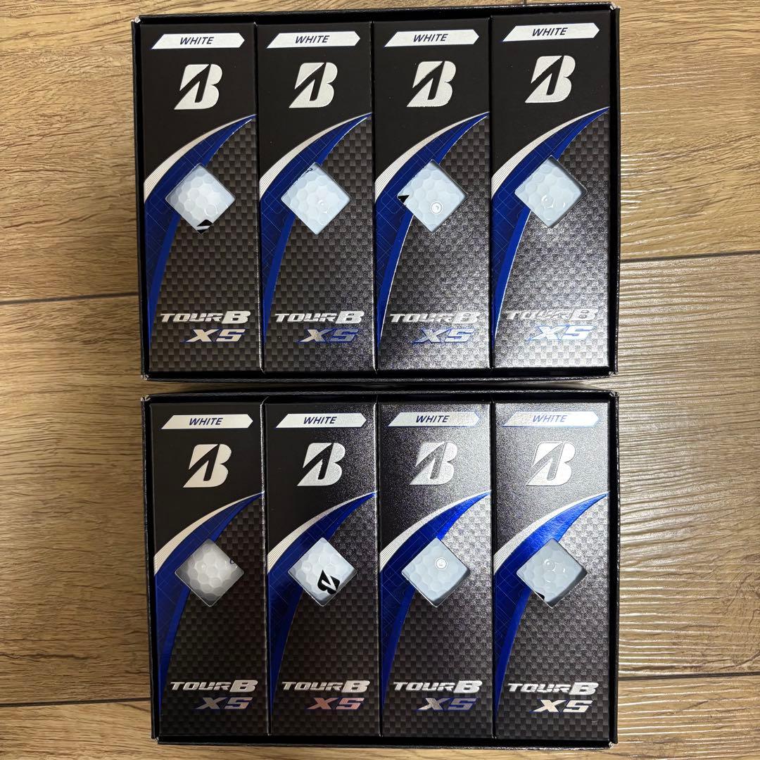 ブリヂストン TOUR B XS ホワイト 1ダース箱入✖️2