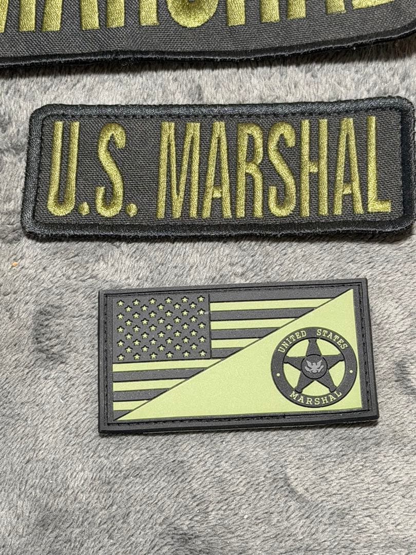 実物US.MARSHAL パネルパッチ　4枚セット