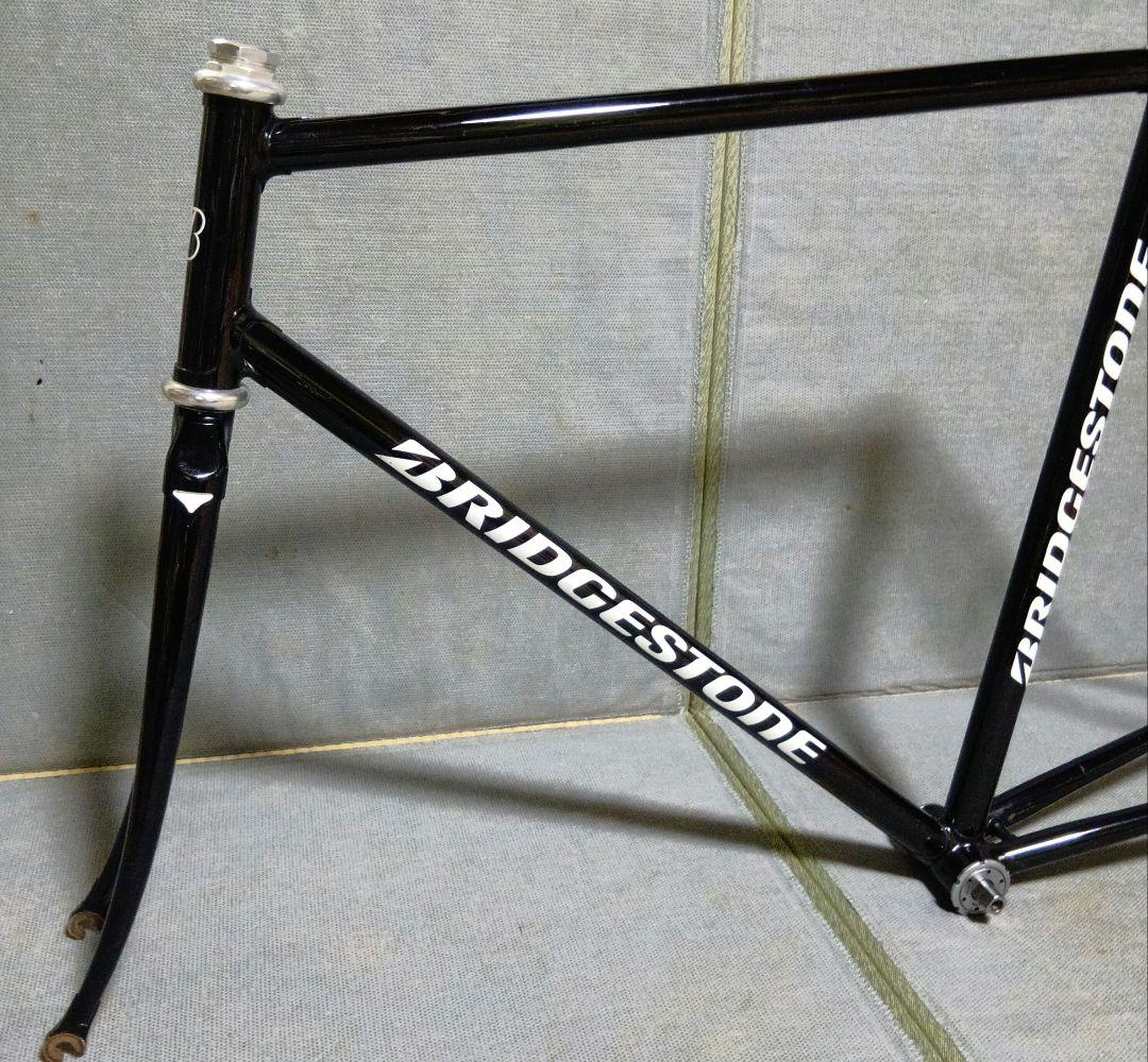 BRIDGESTONE　ピストフレーム　njs クロモリ　競輪　エアロ