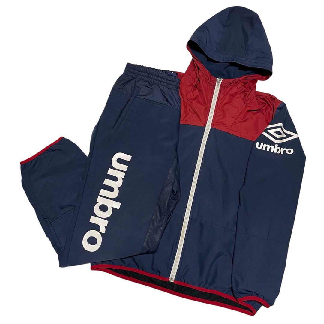 umbro セットアップ 上下 ウィンドブレーカー デカロゴ アンブロ