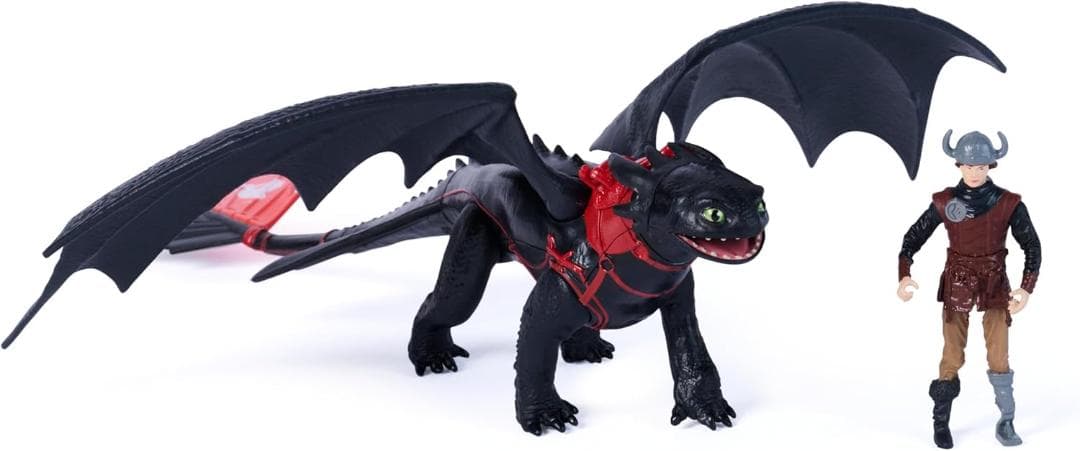 ヒックとドラゴン フィギュア トゥース ナイトフューリー & ヒック