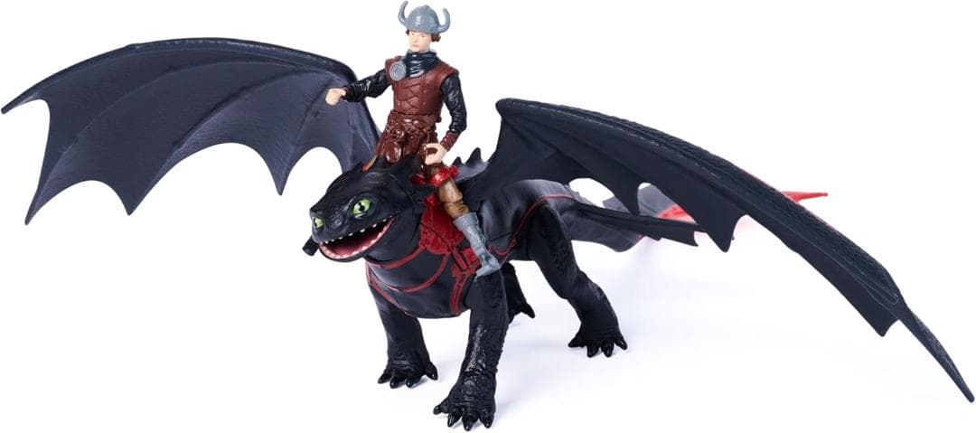 ヒックとドラゴン フィギュア トゥース ナイトフューリー & ヒック