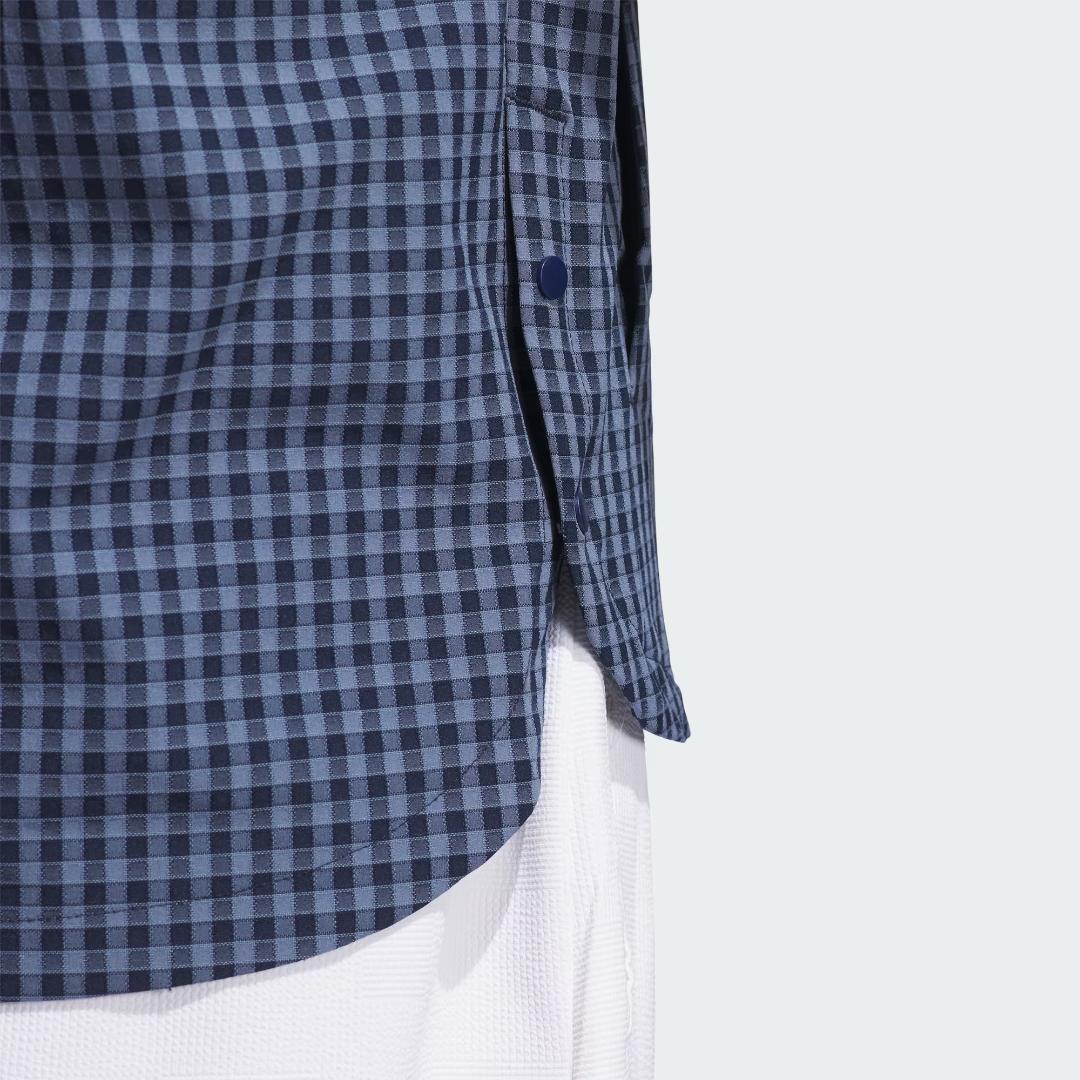 adidas × MALBON GOLF ギンガムチェックアノラックフーディー