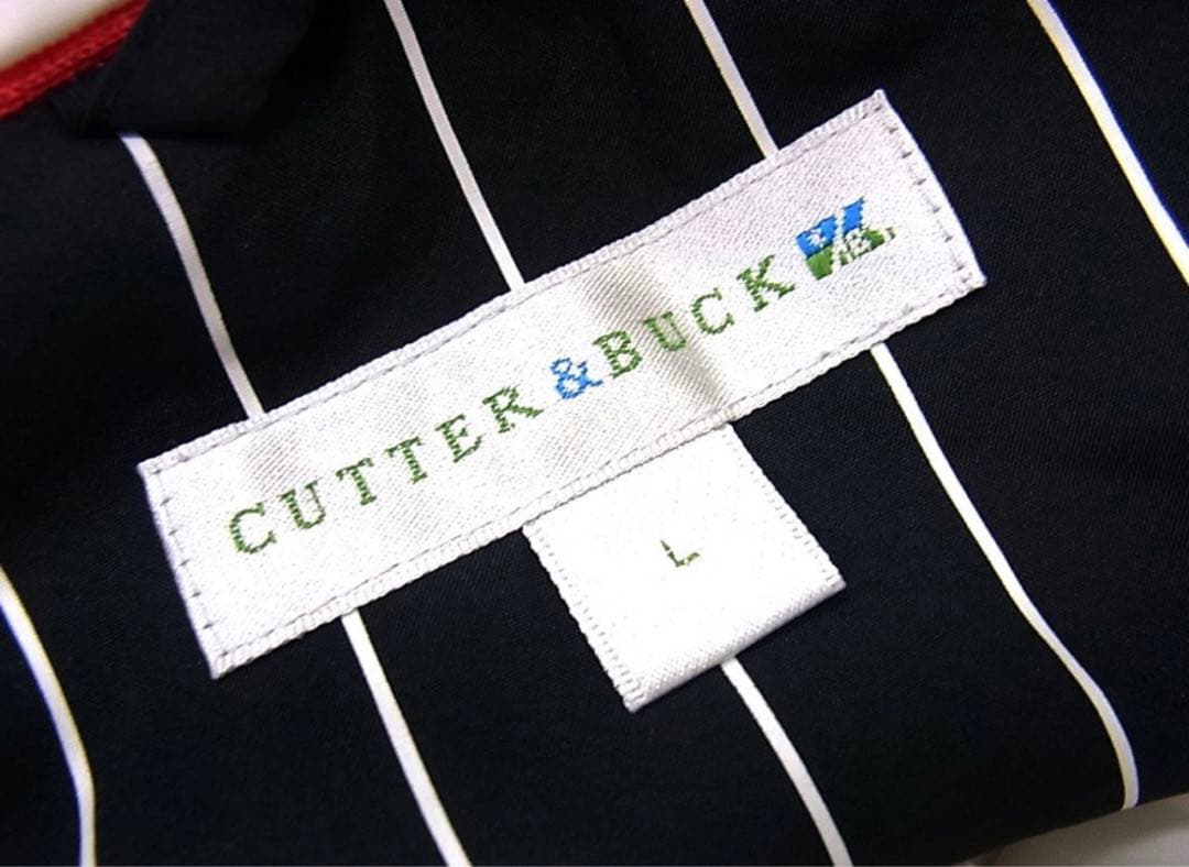 美品●CUTTER&BUCK 2WAY 長袖 半袖 ジップジャケット メンズL