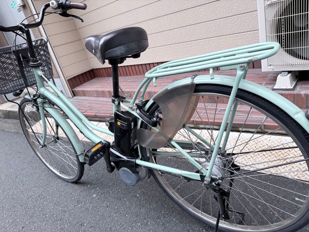 大阪府　パナソニック　電動アシスト自転車 ミントグリーン　26インチ