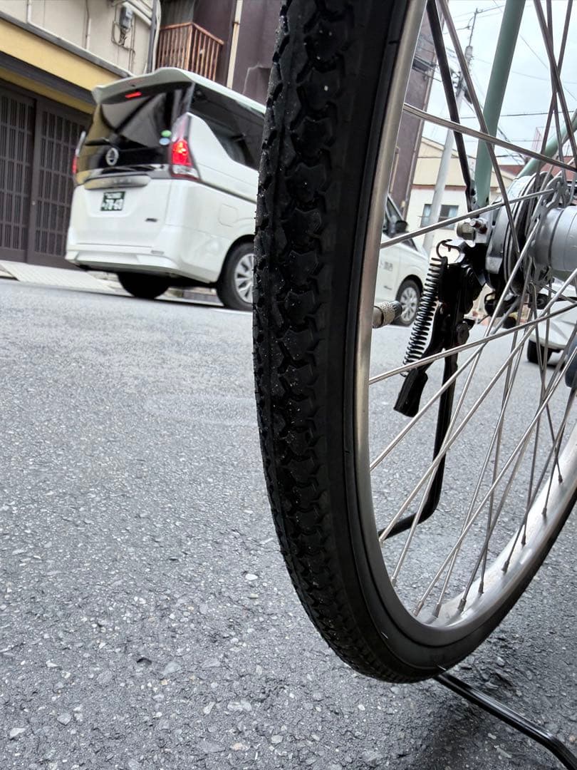 大阪府　パナソニック　電動アシスト自転車 ミントグリーン　26インチ