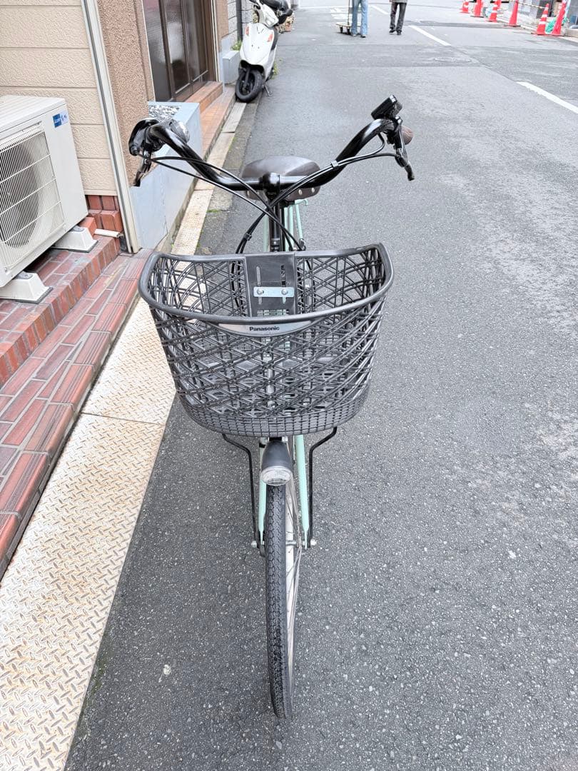大阪府　パナソニック　電動アシスト自転車 ミントグリーン　26インチ