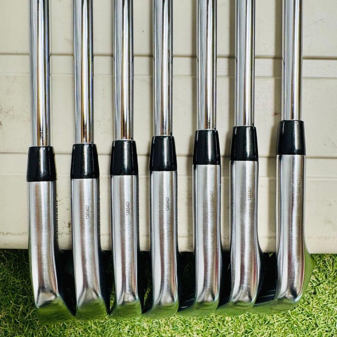 【良品】王道 タイトリスト T100 2021 メンズアイアンセット 7本 S