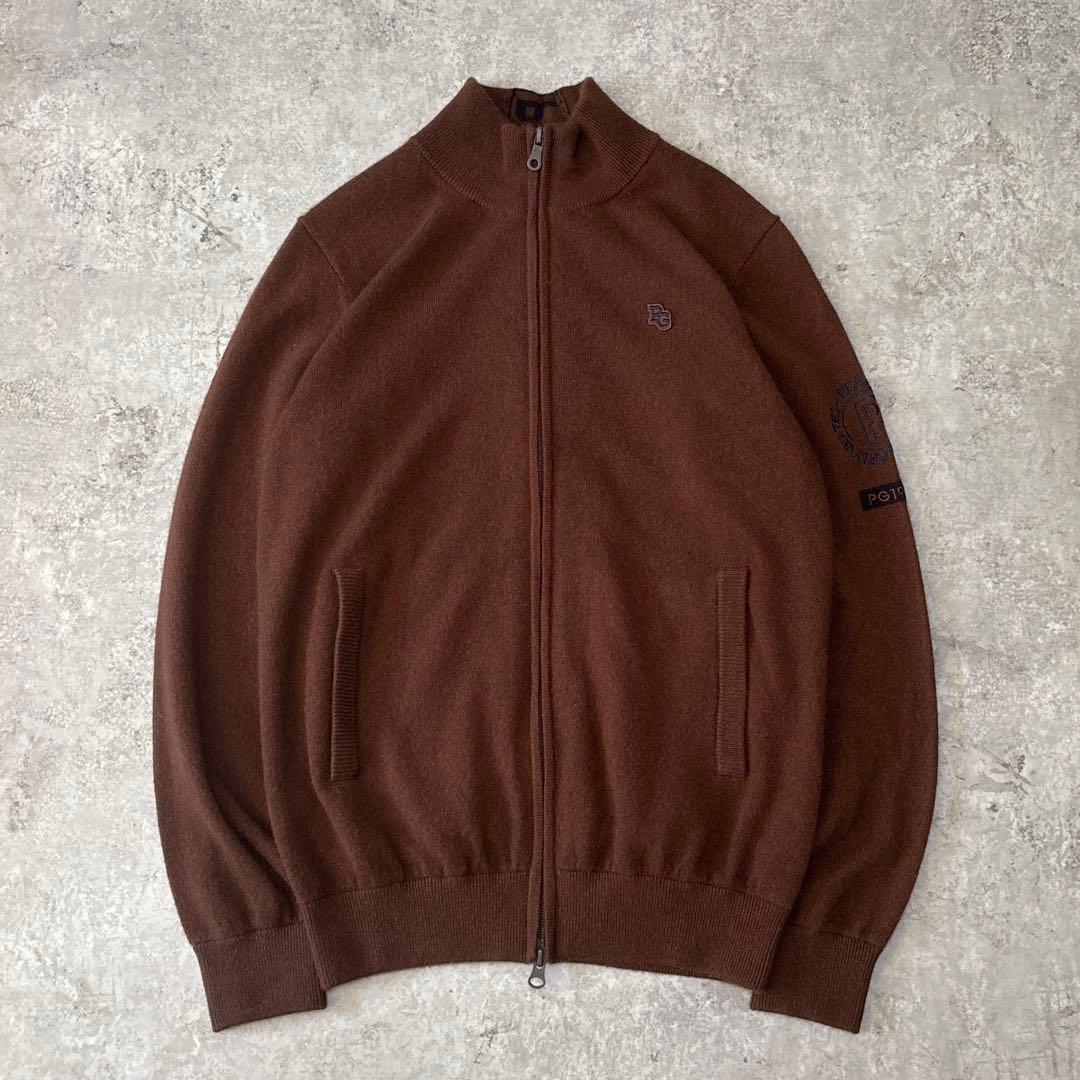 新品 パーリーゲイツ カシミヤ100% ジップ ニット セーター ジャケット 4