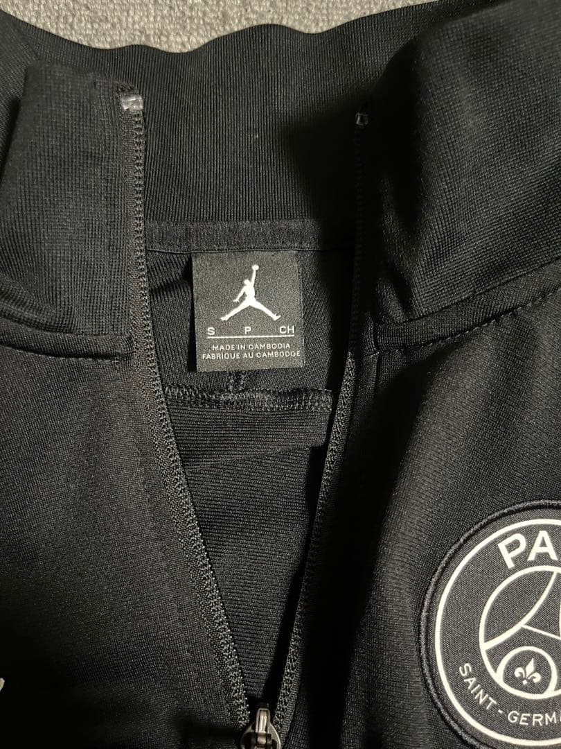【美品】NIKEJordan PSG ジャージセット ブラック/ブルー　Sサイズ