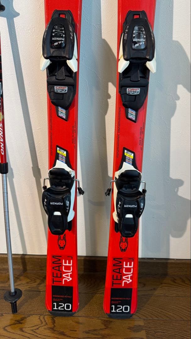 Nordica ジュニアスキー ＋ シナノ 伸縮ストック【セット販売】