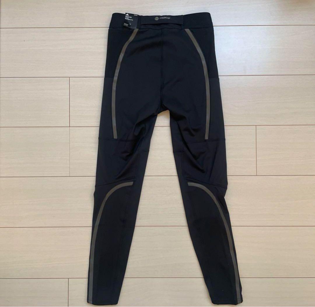 新品 M アディダス ランニング サタデー ロングタイツ バックポケット