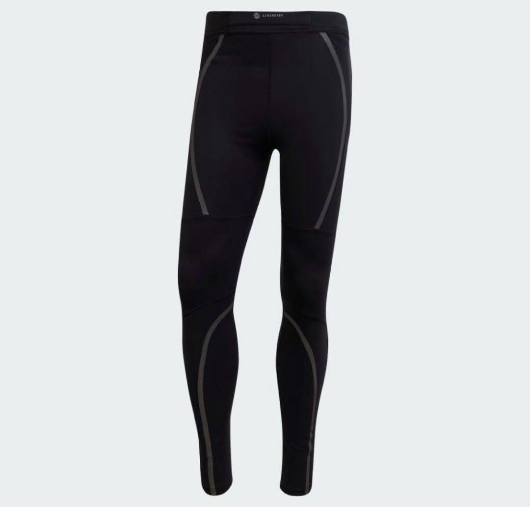 新品 M アディダス ランニング サタデー ロングタイツ バックポケット