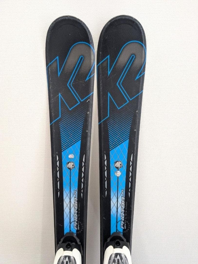 【ジュニア】スキー2点セット　K2 FOHTON124センチ　REXXAM 93