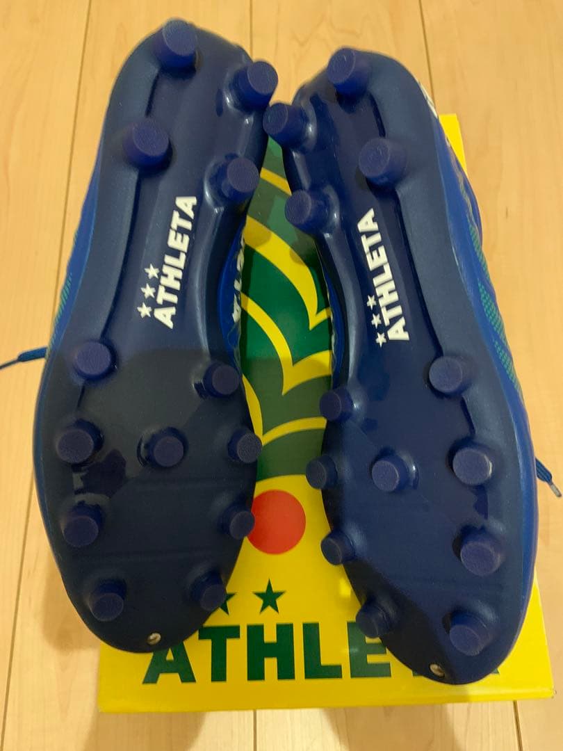 【新品未使用】ATHLETA サッカースパイク　25.0