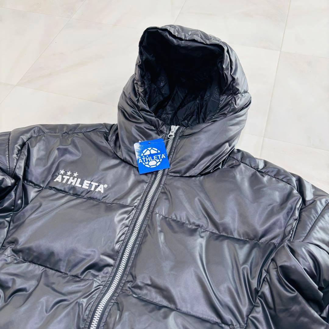 【未使用品】ATHLETA アスレタ メンズベンチコート ブラック Mサイズ