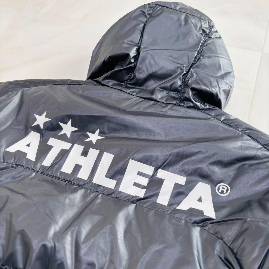 【未使用品】ATHLETA アスレタ メンズベンチコート ブラック Mサイズ