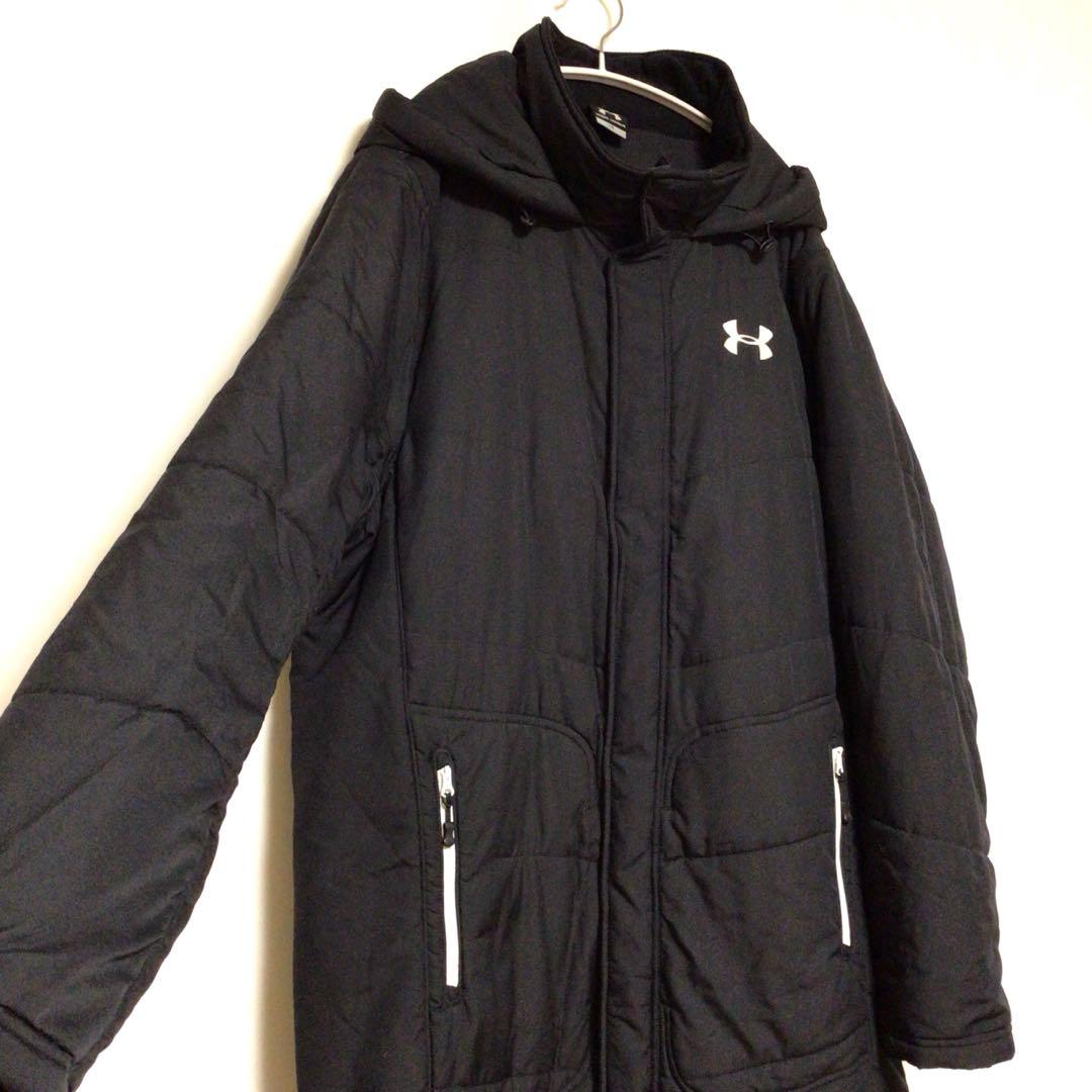 UNDER ARMOUR アンダーアーマー ベンチコート 黒 L メンズ
