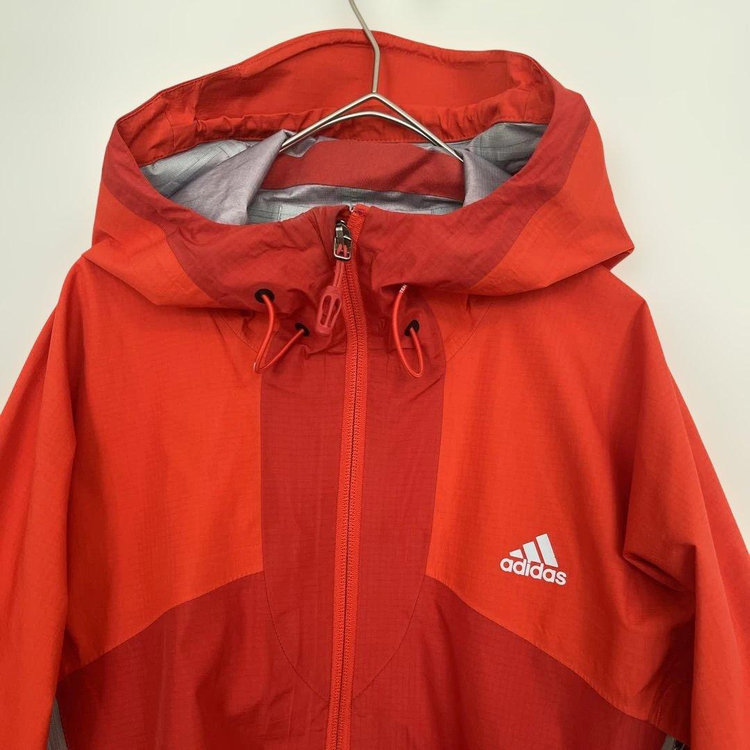 adidas GORE-TEX ウィンドブレーカー レッド