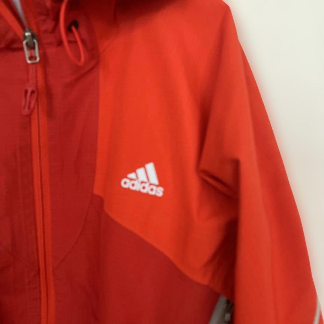 adidas GORE-TEX ウィンドブレーカー レッド