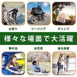 エアーベッド エアーマット アウトドアベッド ダブル 二人用 車中泊 ブルー