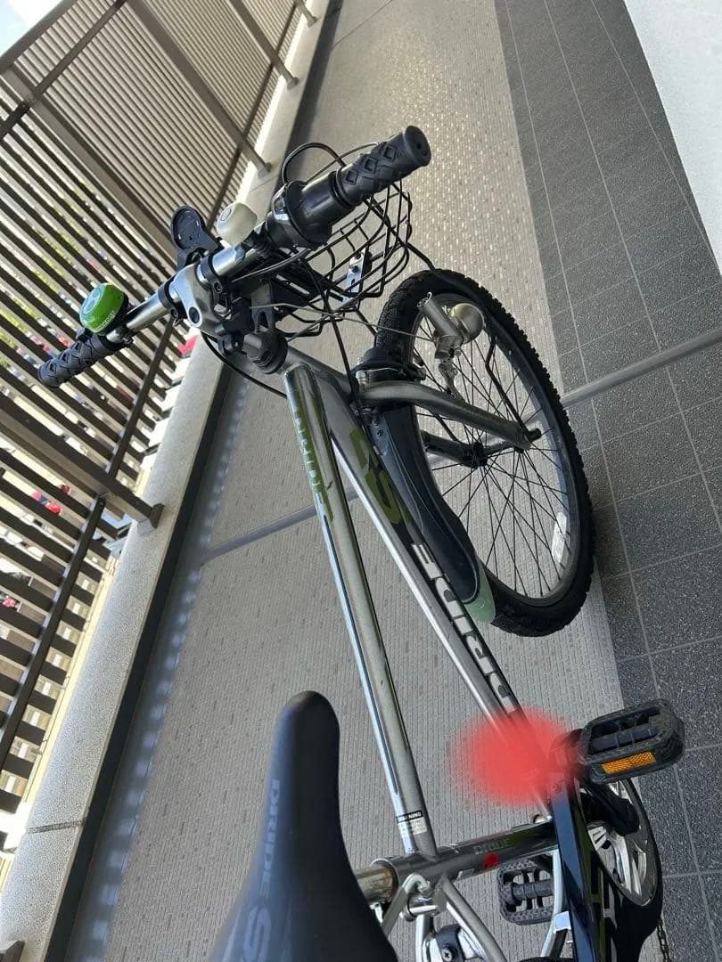 値下げします美品24インチ子供自転車 アサヒドライド シルバー マウンテンバイク