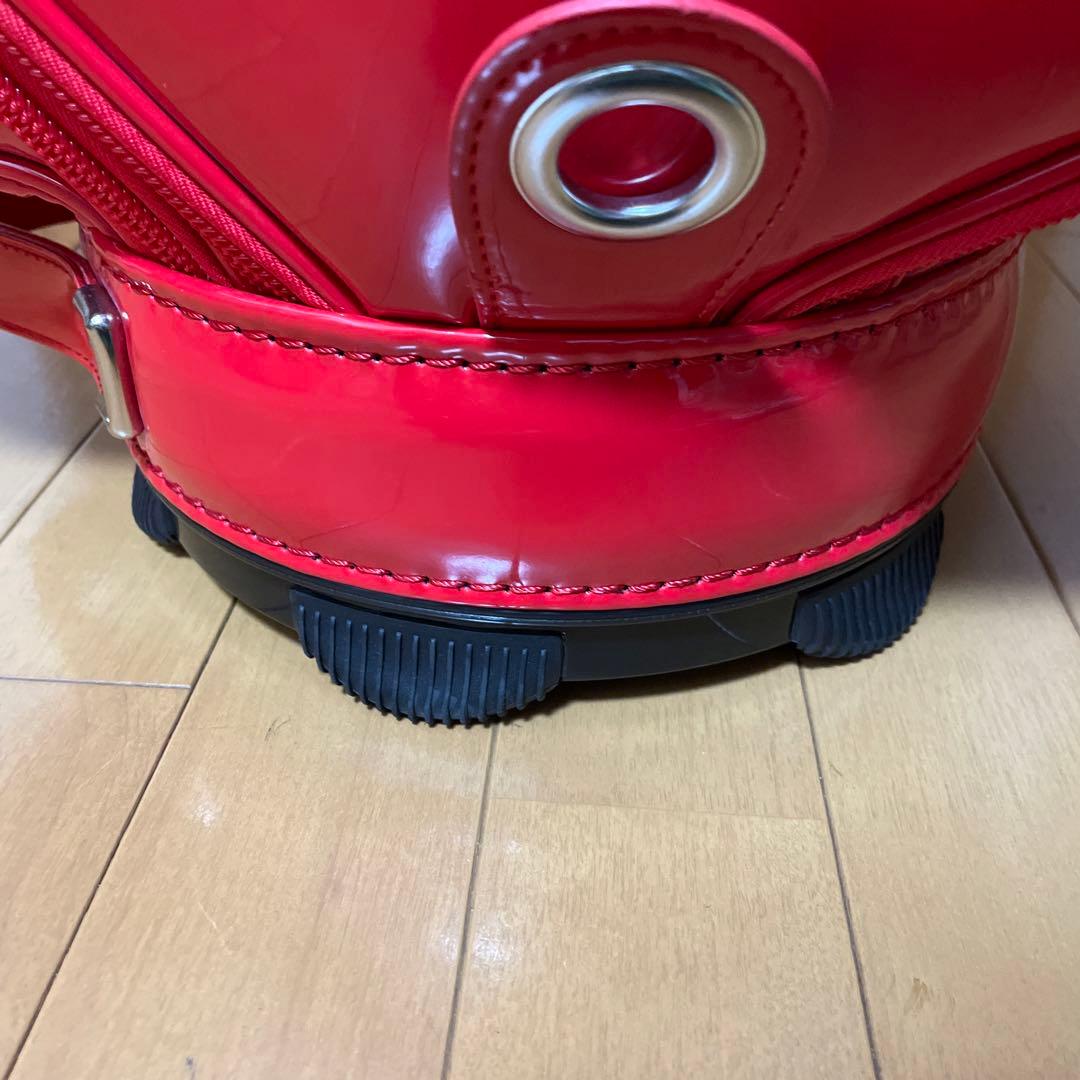 【最終お値下げ】パーリーゲイツ キャディバッグ ゴルフバッグ　赤