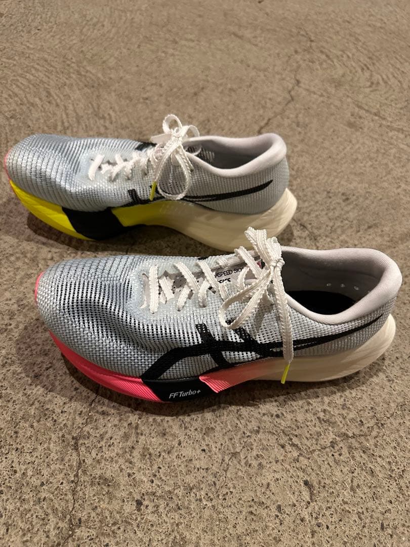 【美品】ASICS メタスピードスカイ 24.5cm 走行20km未満