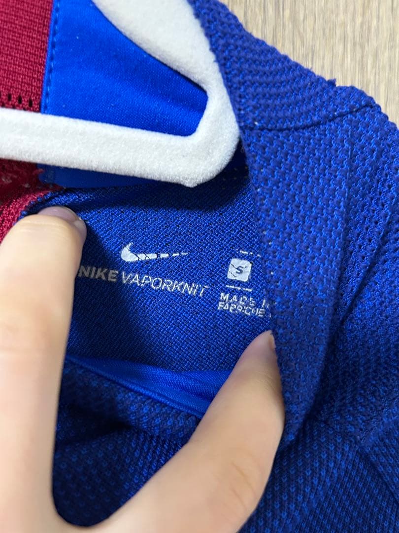 NIKE FCバルセロナ ヴェイパーニット ドリルトップ ブルー S