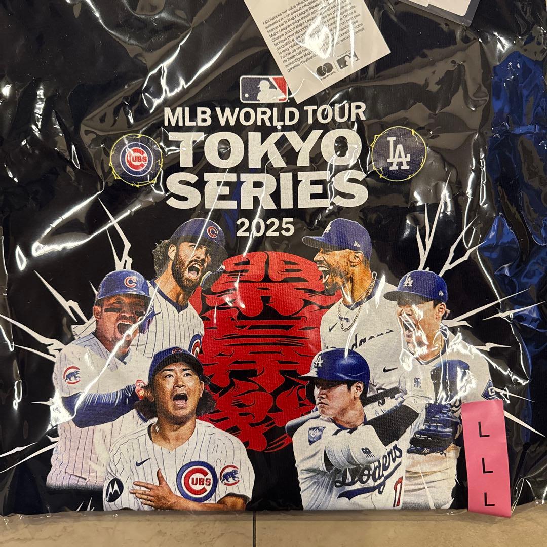 値下　MLB 東京ドーム開幕戦SERIES 2025 記念Tシャツ　【Ｌサイズ】