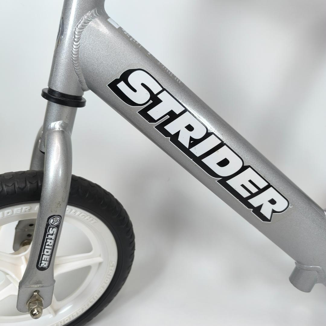 【美品】ストライダー 12 PRO バランスバイク シルバー 最軽量 プロモデル
