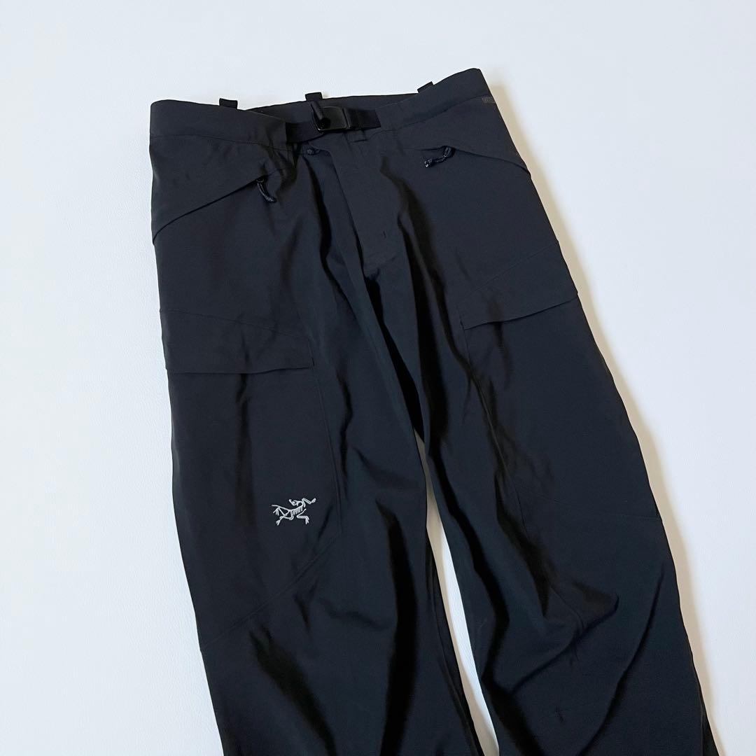 3274【美品】アークテリクス　パンツ ウィンドストッパー　スノボウェア　黒　S
