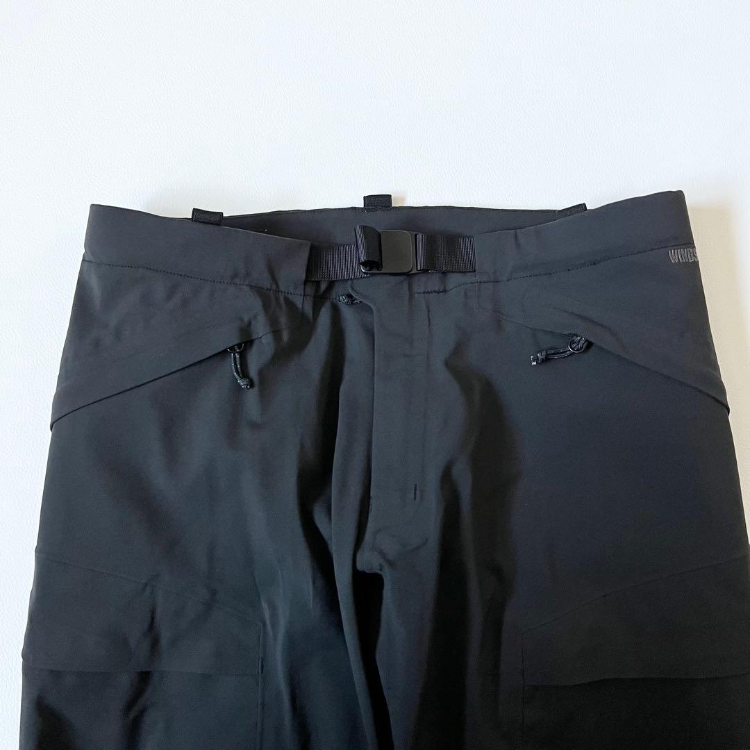 3274【美品】アークテリクス　パンツ ウィンドストッパー　スノボウェア　黒　S